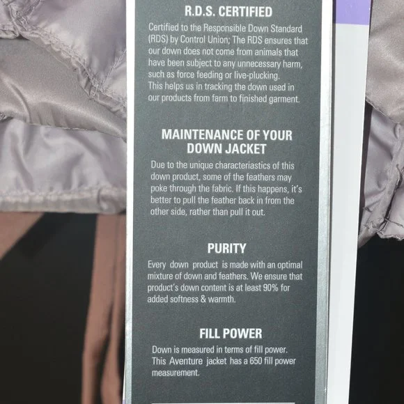 Pink ladies' Lightweight Down Jacket Aventure - Picture 8 of 8